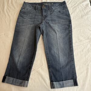 Faded Glory Jeans Womens Size 10 Denim Medium Wash Ankle Cropped 0151